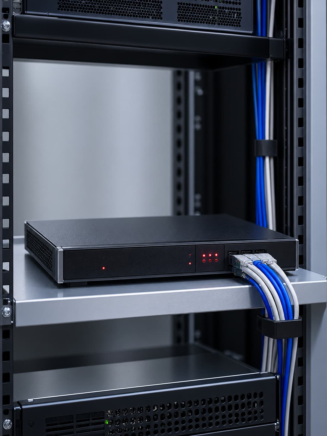 Kompakte Appliance-Hardware im Serverrack